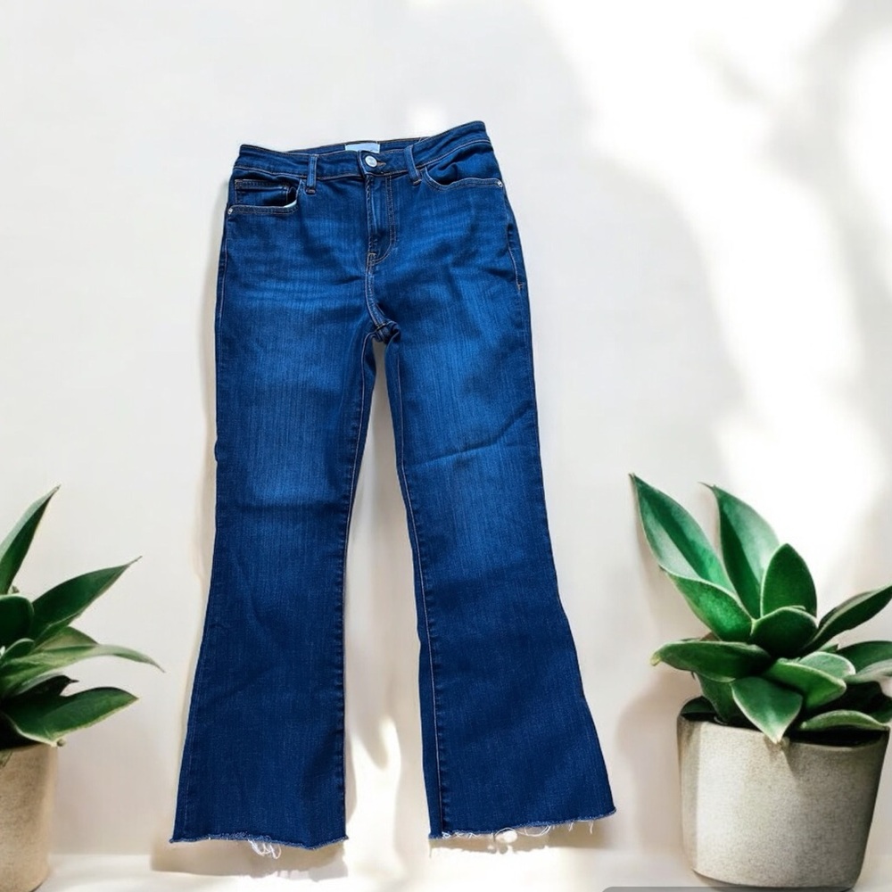 Frame Denim Dark Blue Flared Jeans